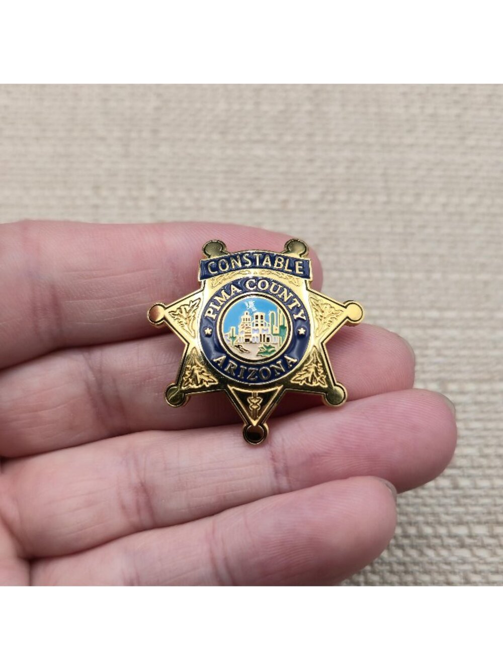 Pima County Constable Badge Pin - Arizona Law Enforcement Memorabilia A8097